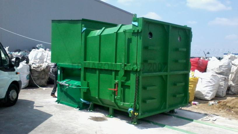 Abroll presa stationara